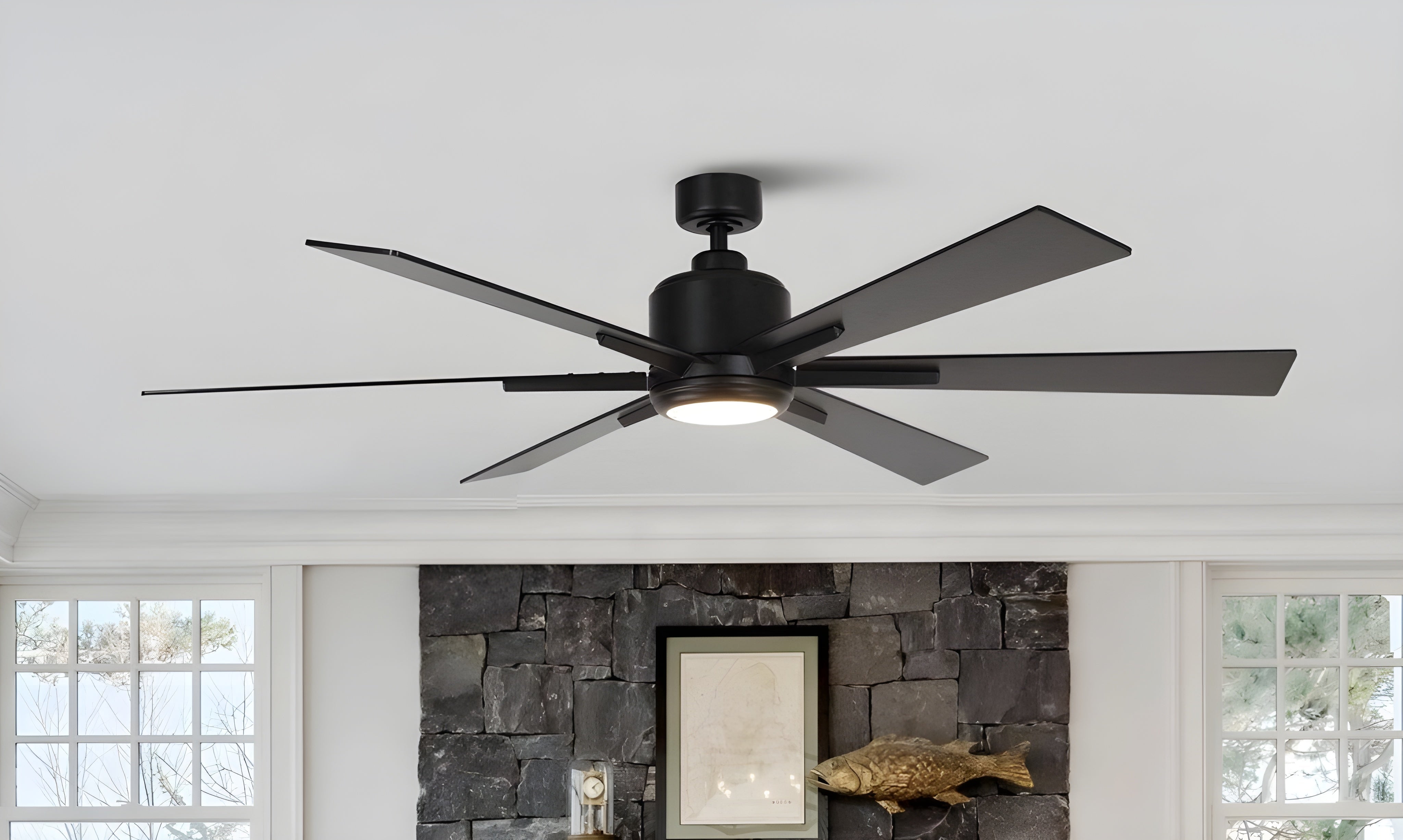 Large Ceiling Fan with Light UK Best Picks for Open Plan Spaces - Parrot Uncle UK