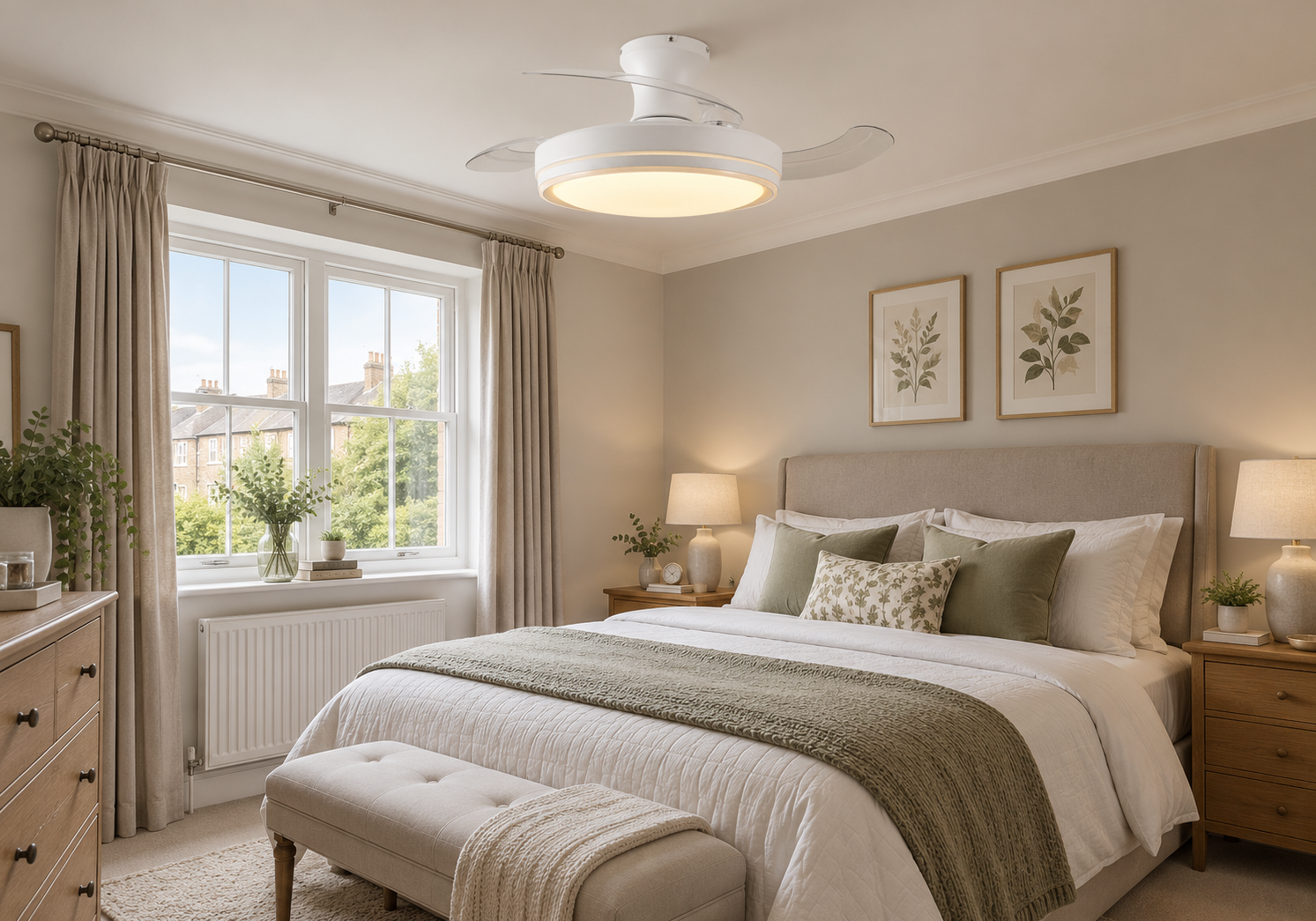 Are Retractable Ceiling Fans Suitable for Low Ceilings?