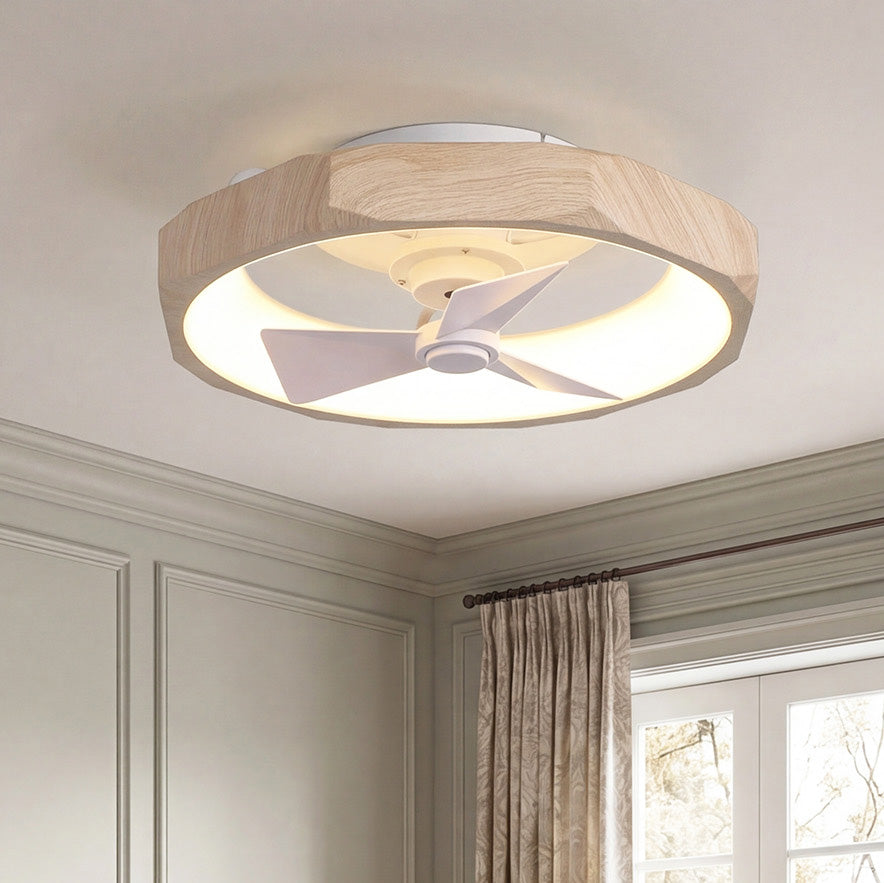 Mavio Silent Ceiling Fan 48cm (19") with LED Light