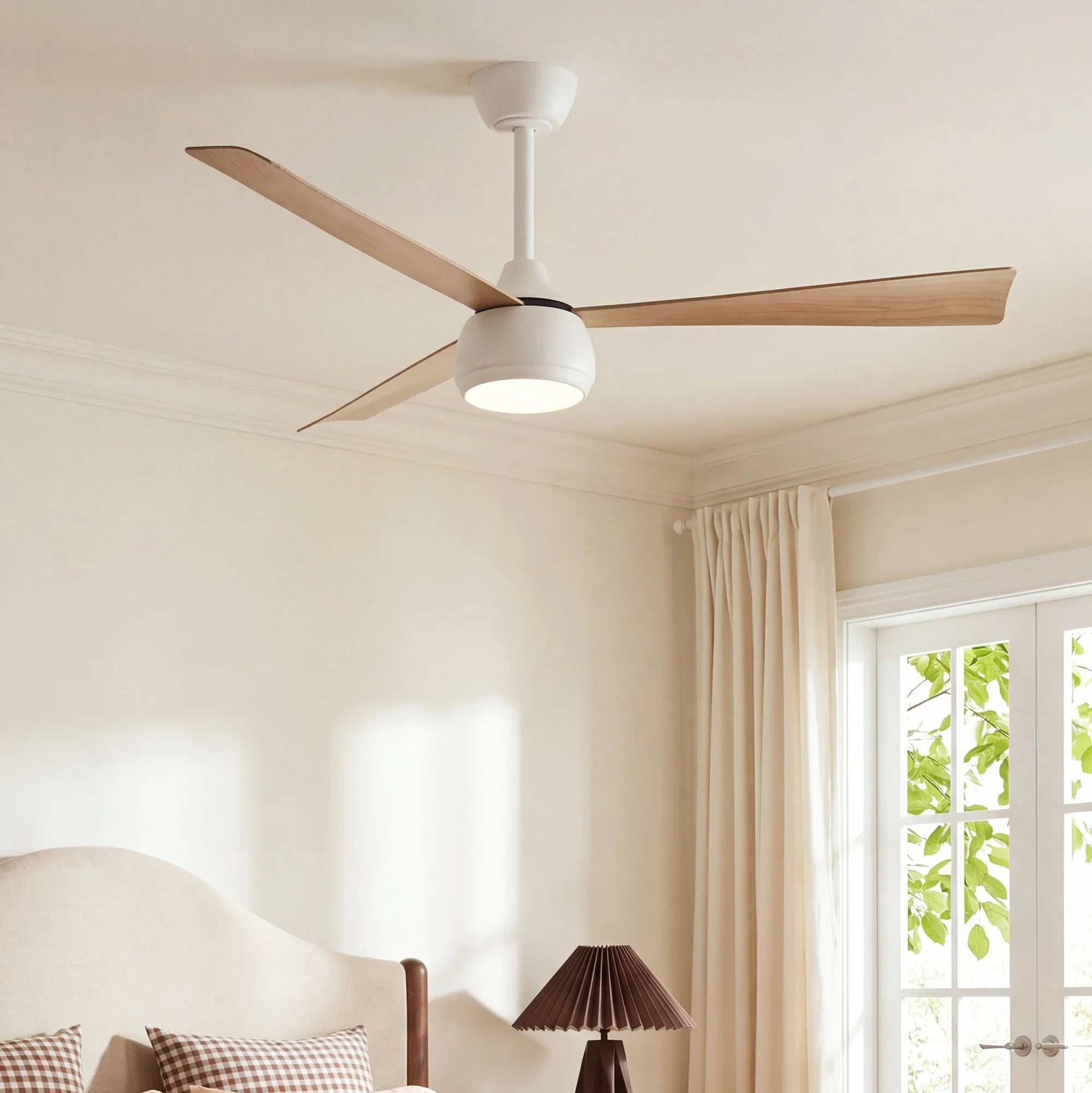 Kala Silent Ceiling Fan 132cm (52") with LED Light
