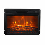 Lumio 168cm/66" White LED TV Stand with Electric Fire Fits Up to 75" TVs with LED Shelf Lighting