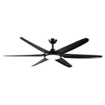 65" Industrial DC Motor Downrod Mount Ceiling Fan with Lighting and Remote Control - Parrot Uncle UK