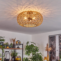 Bohemian Geometric Flush Ceiling Light for Living Room Bedroom - Parrot Uncle UK