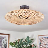 Modern Bohemian Flush Ceiling Light with Two Lights for Living Room Bedroom - Parrot Uncle UK