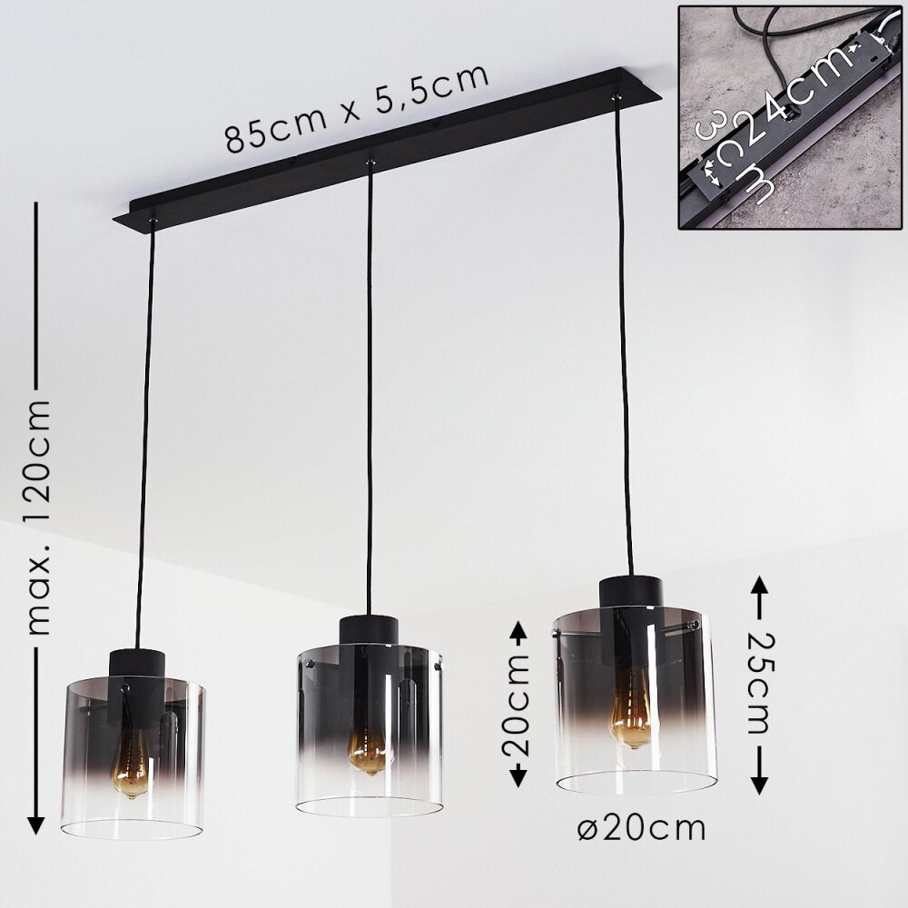 Industrial Gradient Cluster Pendant Light for Dining Room Living Room - Parrot Uncle UK