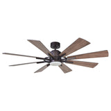60" Oretha Windmill DC Ceiling Fan with LED Lighting - Parrot Uncle UK