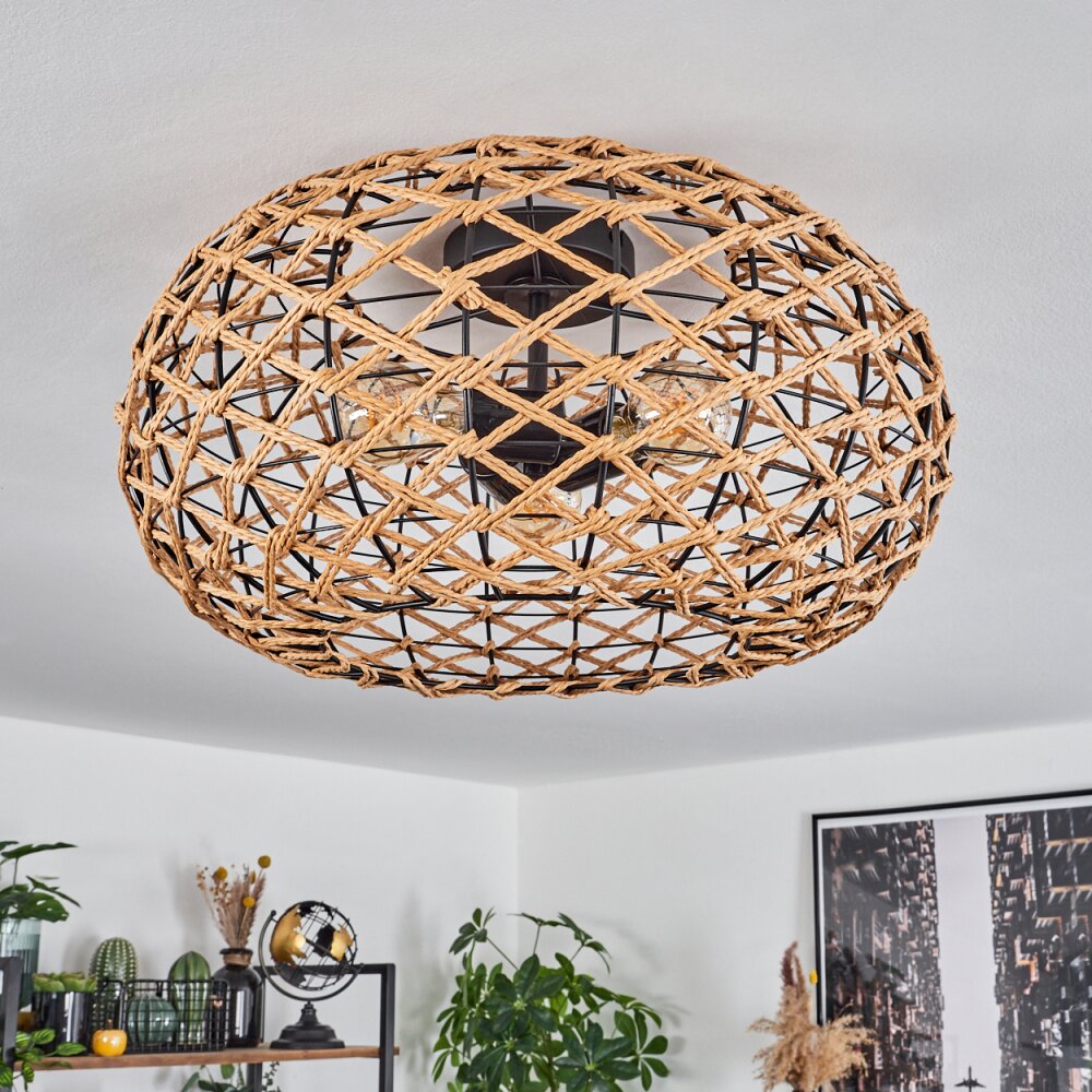 Bohemian Geometric Flush Ceiling Light for Living Room Bedroom - Parrot Uncle UK