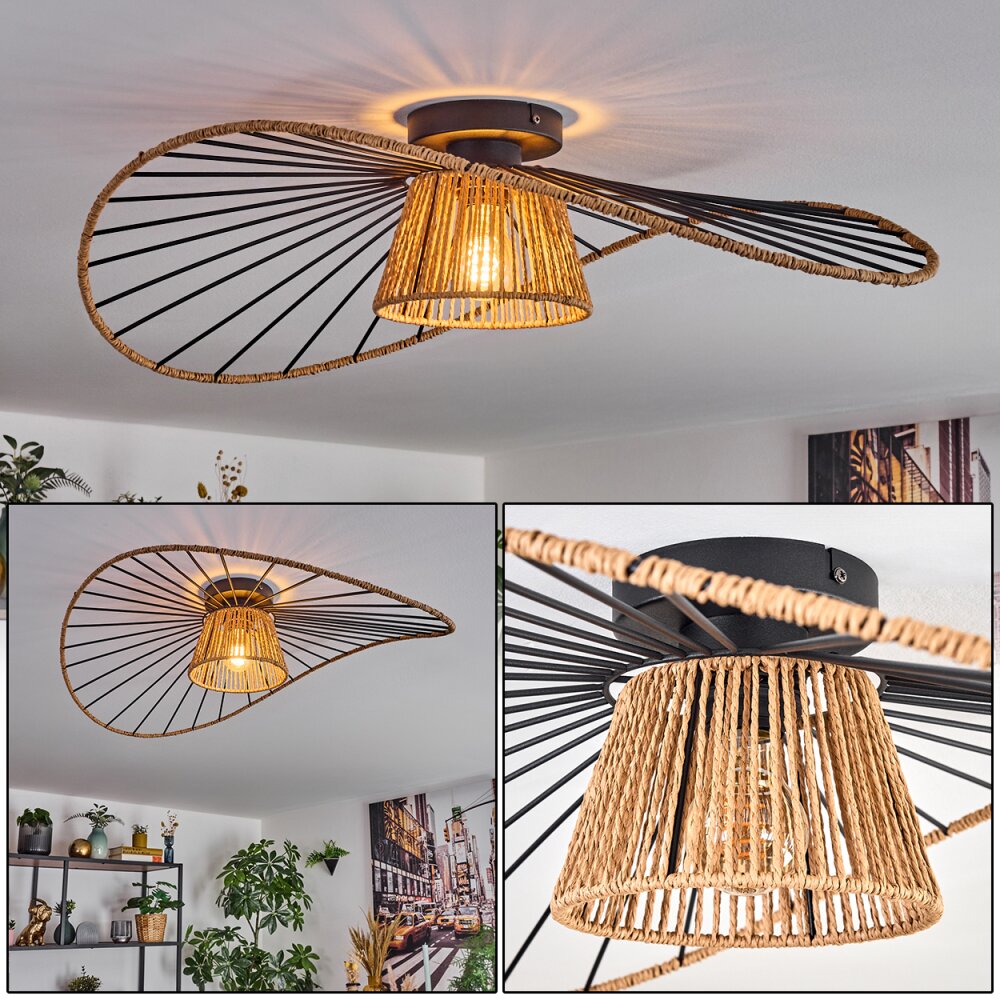 Art Deco Bohemian Flush Ceiling Light for Living Room Bedroom - Parrot Uncle UK