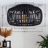 Modern Rustic Flush Ceiling Light for Living Room Bedroom - Parrot Uncle UK