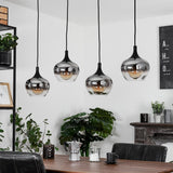 Modern Organic-Shaped Gradient Cluster Pendant Light for Dining Room Living Room - Parrot Uncle UK