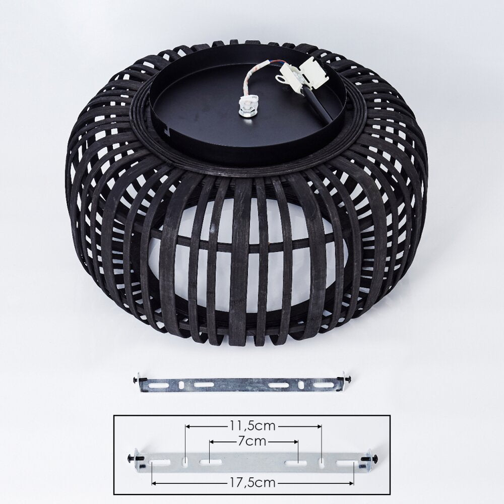 Modern Rustic Flush Ceiling Light for Living Room Bedroom - Parrot Uncle UK