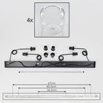 Modern Nordic Linear Pendant Light for Dining Room Living Room - Parrot Uncle UK