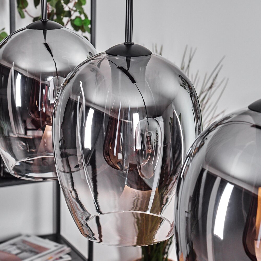 Modern Sculptural Gradient Linear Pendant Light for Dining Room Living Room - Parrot Uncle UK