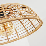 Natural Rustic Bamboo Pendant Light for Kitchen Dining Room - Parrot Uncle UK