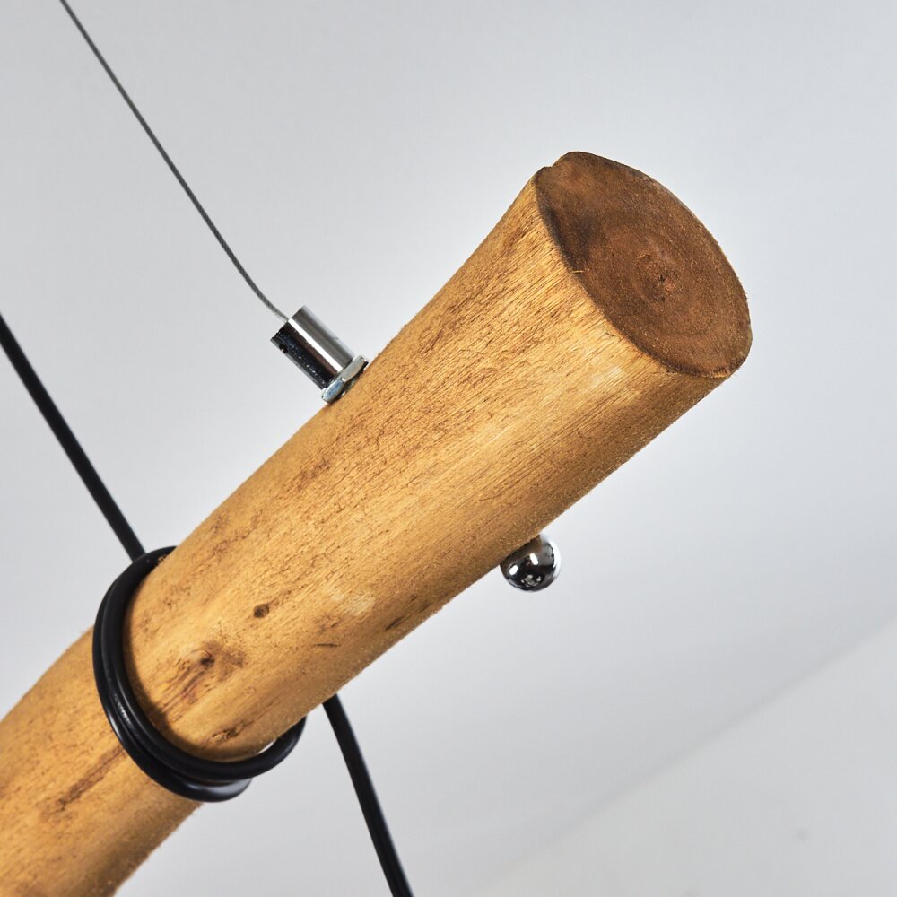 Industrial Geometric Wire and Rustic Linear Pendant Light for Dining Room Living Room - Parrot Uncle UK