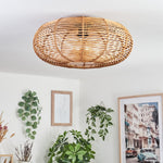 Scandinavian Boho Flush Ceiling Light for Living Room Bedroom - Parrot Uncle UK
