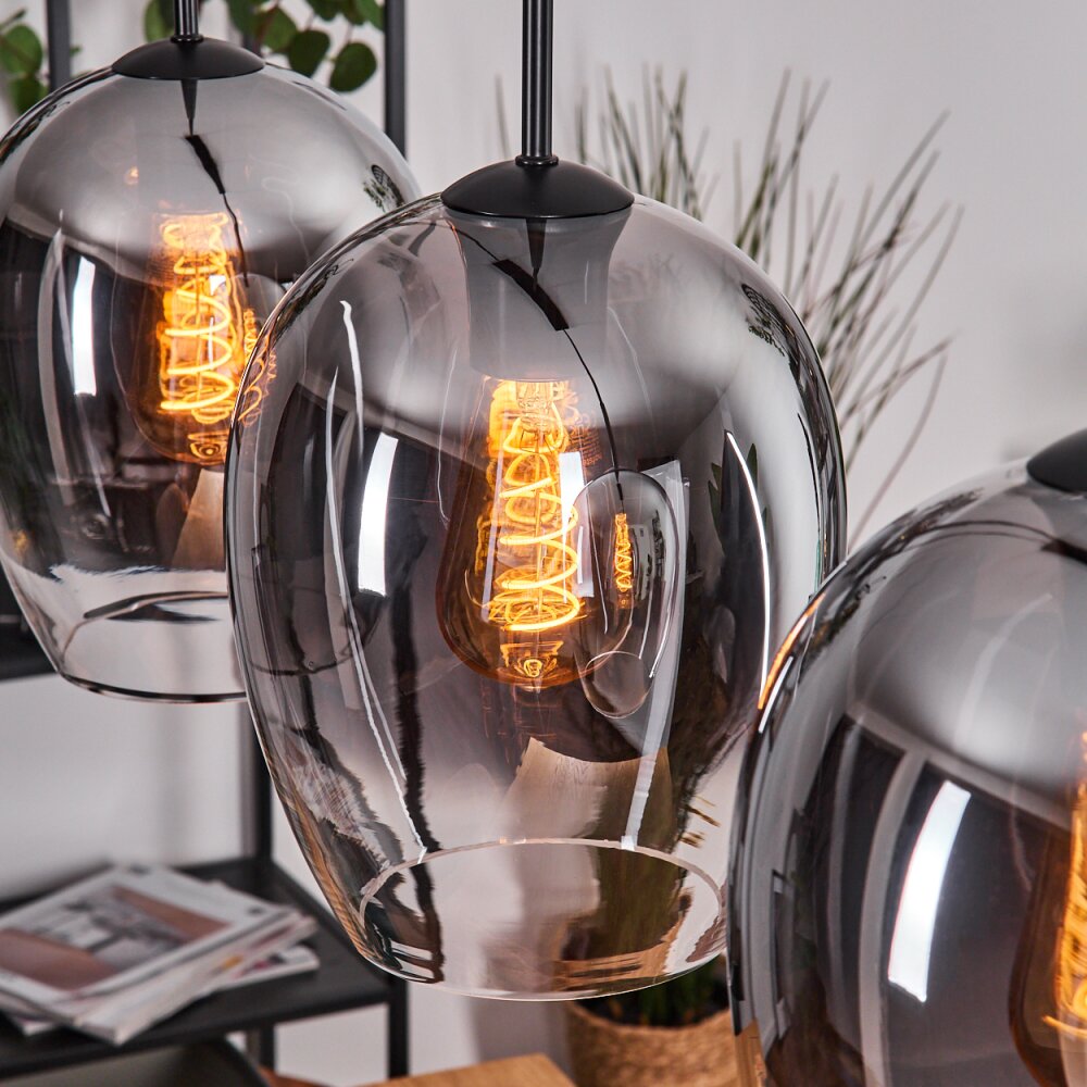 Modern Sculptural Gradient Linear Pendant Light for Dining Room Living Room - Parrot Uncle UK