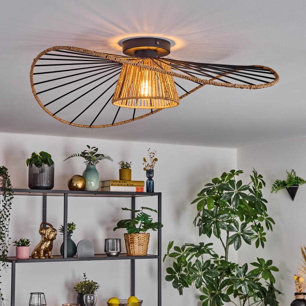 Art Deco Bohemian Flush Ceiling Light for Living Room Bedroom - Parrot Uncle UK