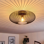 Bohemian Style Flush Ceiling Light for Living Room Bedroom - Parrot Uncle UK