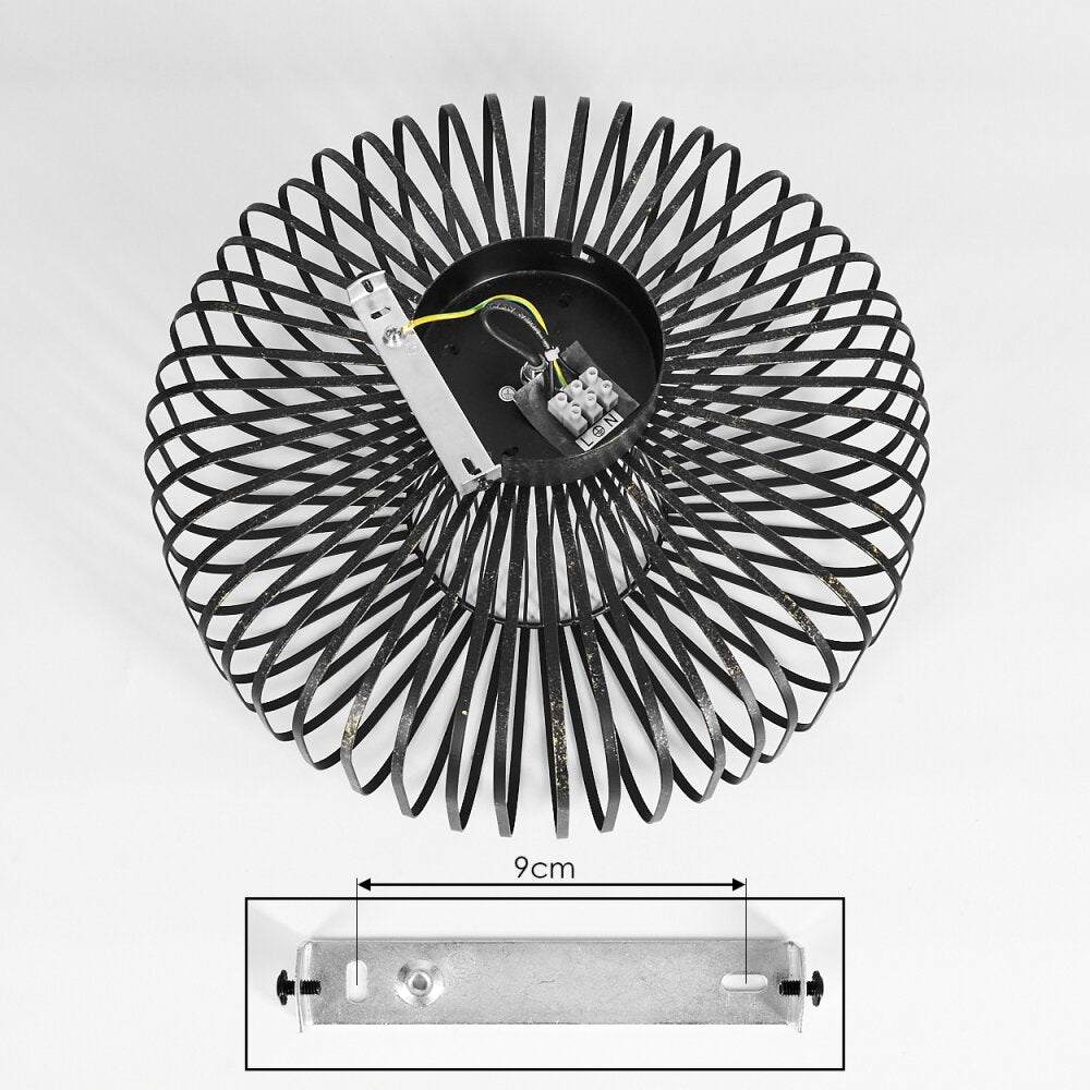 Modern Industrial Style Flush Ceiling Light for Living Room Bedroom - Parrot Uncle UK