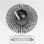 Modern Industrial Style Flush Ceiling Light for Living Room Bedroom - Parrot Uncle UK