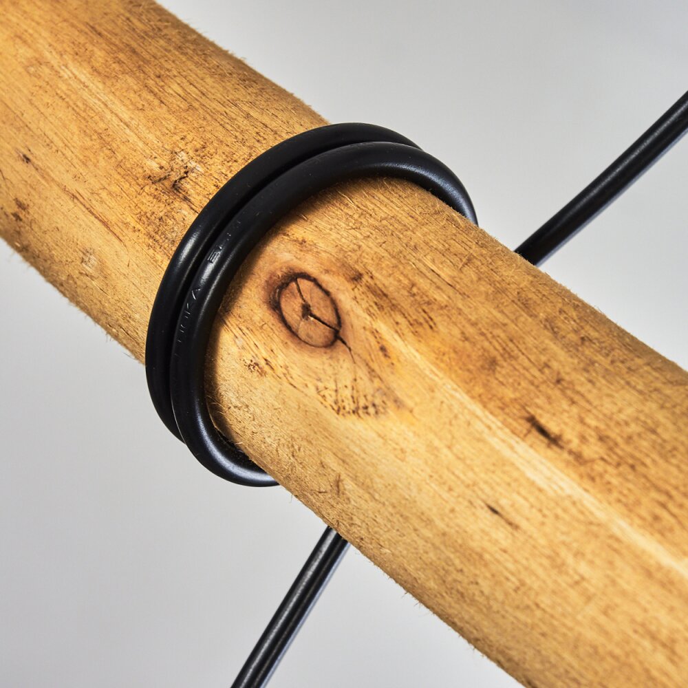 Industrial Geometric Wire and Rustic Linear Pendant Light for Dining Room Living Room - Parrot Uncle UK