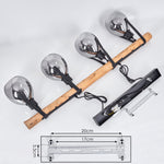 Rustic Modern Linear Pendant Light for Dining Room Living Room - Parrot Uncle UK