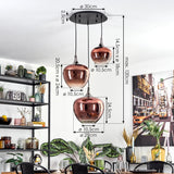 Industrial Modern Cluster Pendant Light for Living Room Bedroom - Parrot Uncle UK