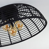 Industrial Bohemian Flush Ceiling Light for Living Room Bedroom - Parrot Uncle UK