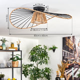 Art Deco Bohemian Flush Ceiling Light for Living Room Bedroom - Parrot Uncle UK