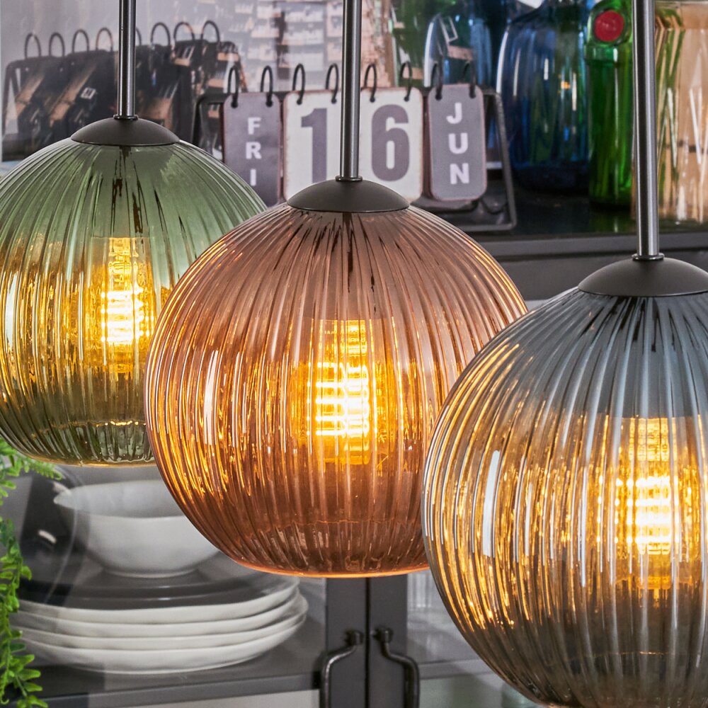 Bohemian Colorful Textured Linear Pendant Light for Dining Room Living Room - Parrot Uncle UK