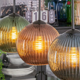 Bohemian Colorful Textured Linear Pendant Light for Dining Room Living Room - Parrot Uncle UK