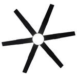 60 Inch Industrial Double-sided Blades LED Ceiling Fan with APP & Remote Control - Parrot Uncle UK