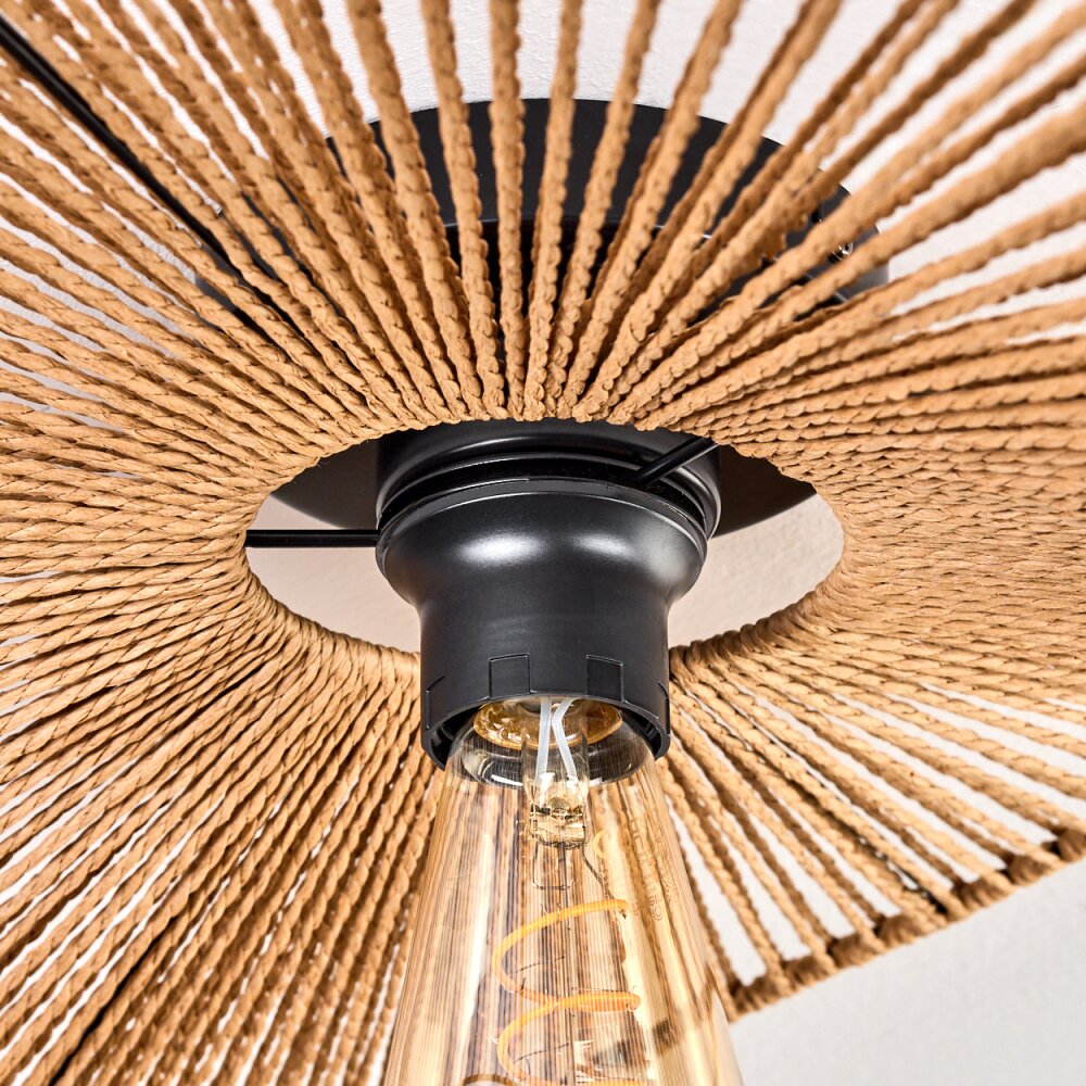 Art Deco Rustic Flush Ceiling Light for Living Room Bedroom - Parrot Uncle UK