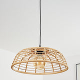 Natural Rustic Bamboo Pendant Light for Kitchen Dining Room - Parrot Uncle UK