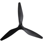 100 Inch Simon Black IP44 Outdoor Downrod Mount Ceiling Fan with Remote Control - Parrot Uncle UK