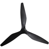 100 Inch Simon Black IP44 Outdoor Downrod Mount Ceiling Fan with Remote Control - Parrot Uncle UK
