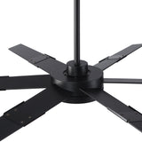 60 Inch Industrial Double-sided Blades LED Ceiling Fan with APP & Remote Control - Parrot Uncle UK