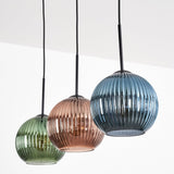 Bohemian Colorful Textured Linear Pendant Light for Dining Room Living Room - Parrot Uncle UK