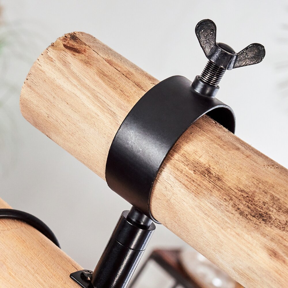 Industrial Vintage Double Wood Beam & Edison Cluster Pendant Light for Dining Room Living Room - Parrot Uncle UK