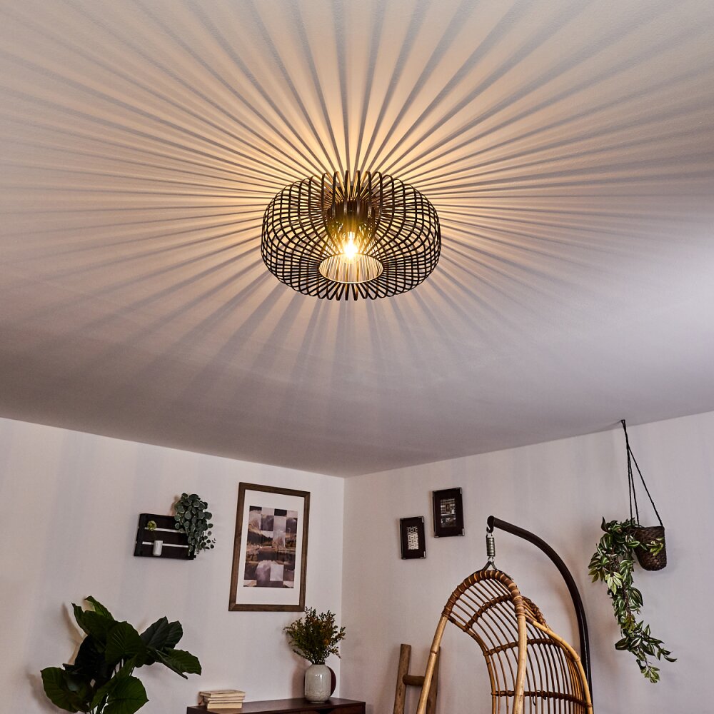 Modern Industrial Style Flush Ceiling Light for Living Room Bedroom - Parrot Uncle UK