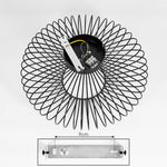 Bohemian Style Flush Ceiling Light for Living Room Bedroom - Parrot Uncle UK