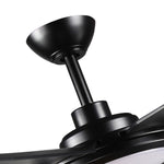 65" Industrial DC Motor Downrod Mount Ceiling Fan with Lighting and Remote Control - Parrot Uncle UK