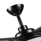 65" Industrial DC Motor Downrod Mount Ceiling Fan with Lighting and Remote Control - Parrot Uncle UK