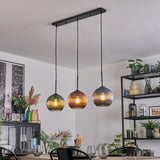 Bohemian Colorful Textured Linear Pendant Light for Dining Room Living Room - Parrot Uncle UK