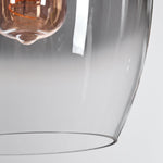 Modern Sculptural Gradient Linear Pendant Light for Dining Room Living Room - Parrot Uncle UK