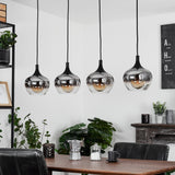 Modern Organic-Shaped Gradient Cluster Pendant Light for Dining Room Living Room - Parrot Uncle UK