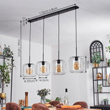 Modern Nordic Linear Pendant Light for Dining Room Living Room - Parrot Uncle UK