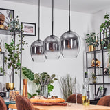 Modern Sculptural Gradient Linear Pendant Light for Dining Room Living Room - Parrot Uncle UK