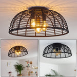 Industrial Bohemian Flush Ceiling Light for Living Room Bedroom - Parrot Uncle UK